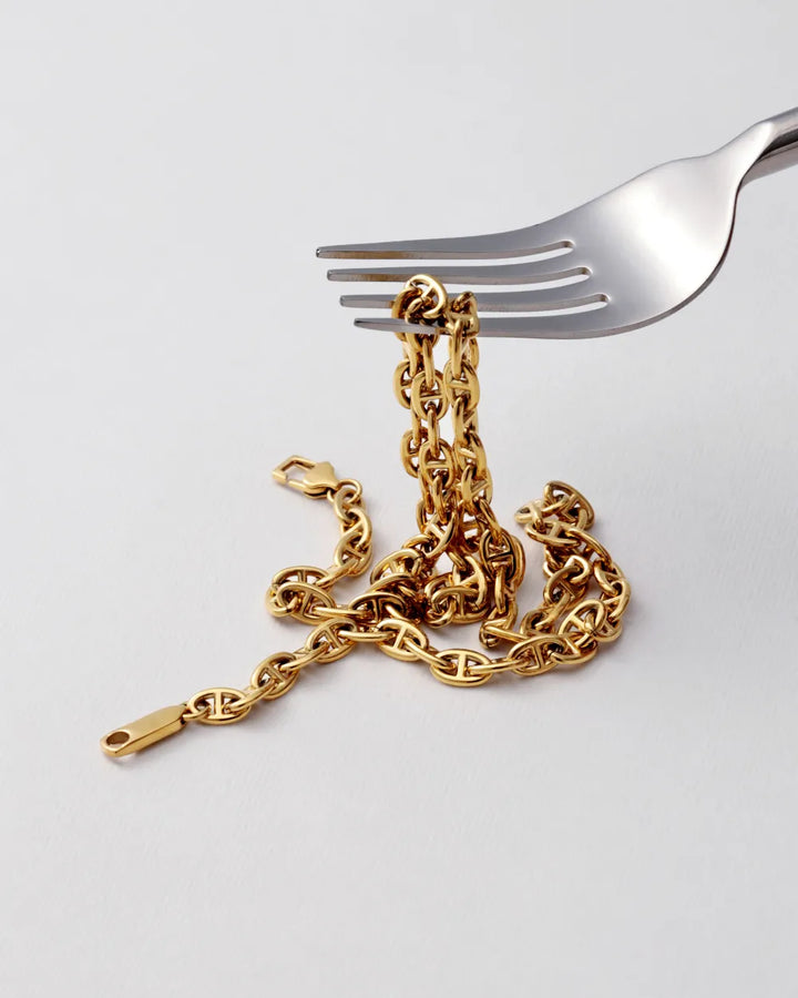 316L Anchor Necklace (5mm) #N108