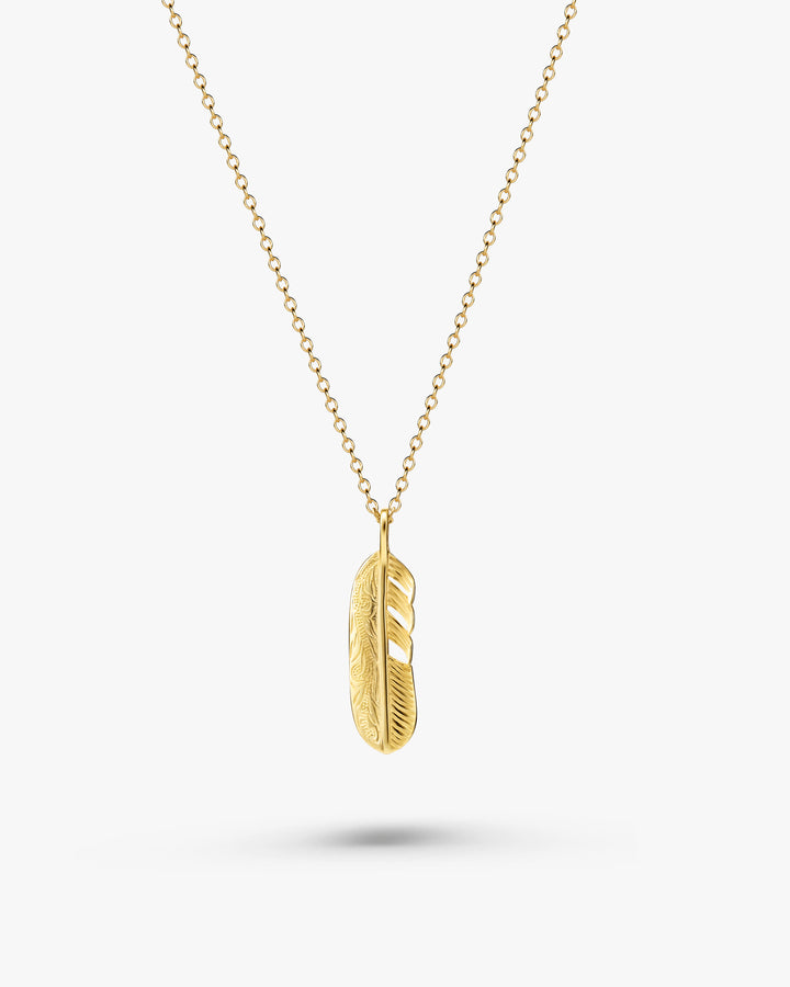s925 hawaiian fether necklace #N10