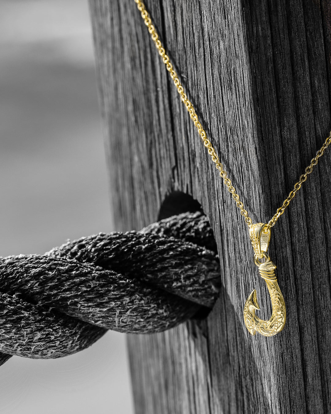 s925 hawaiian fishhook necklace #N11