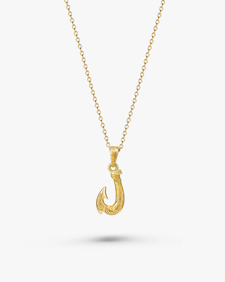 s925 hawaiian fishhook necklace #N11