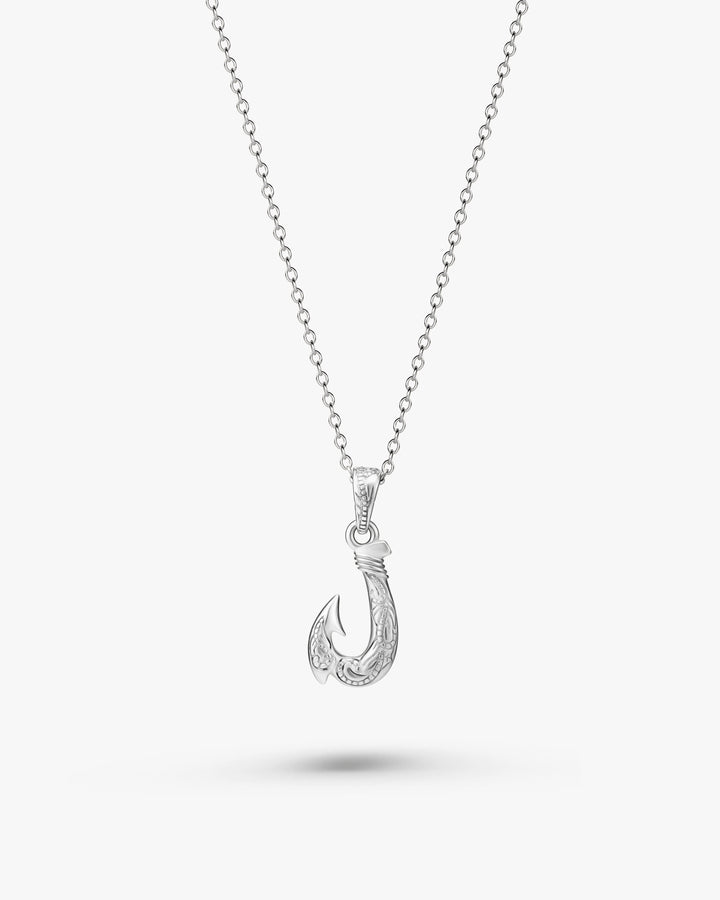 s925 hawaiian fishhook necklace #N11