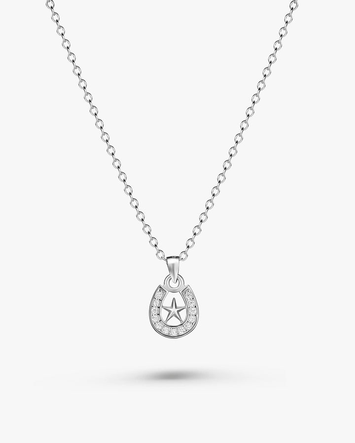 s925 horseshoe&star necklace #N12