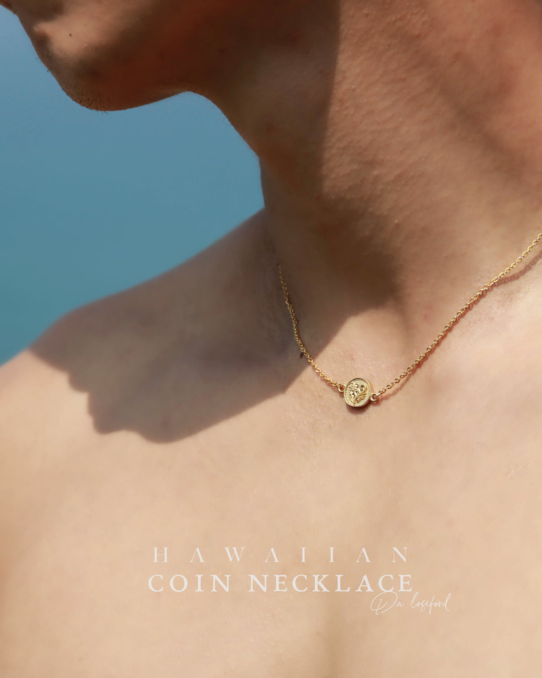 316L hawaiian coin necklace #N16