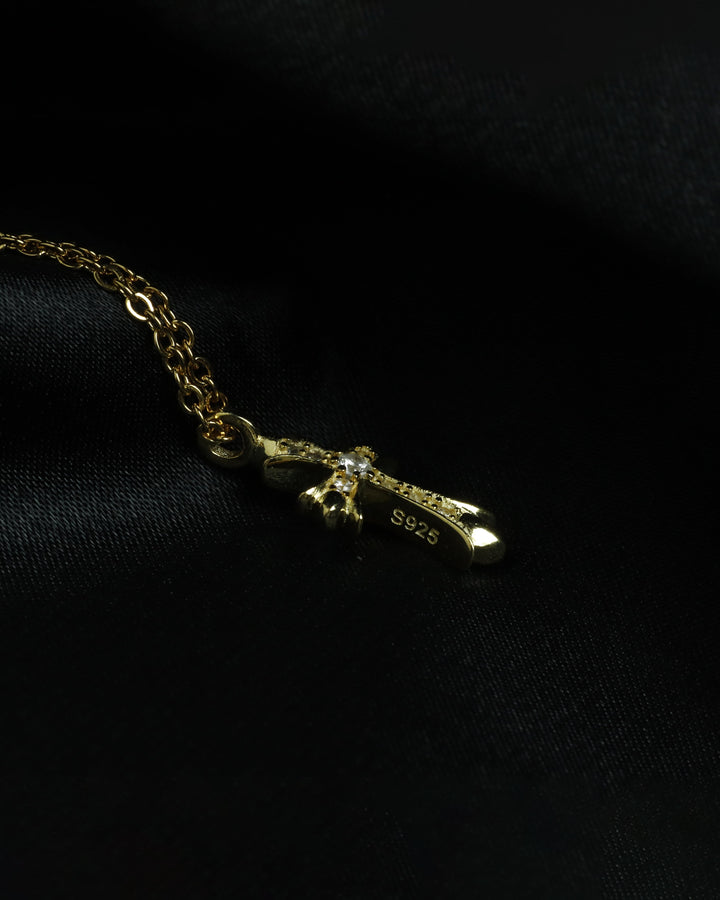 s925 cross necklace #N23