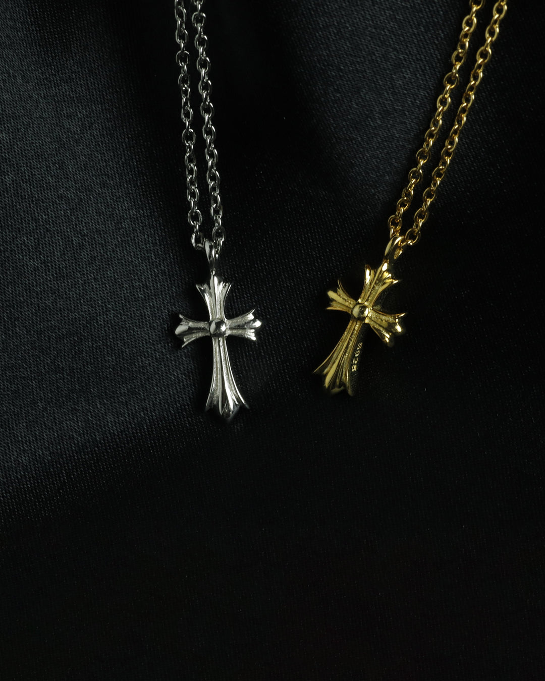 s925 cross necklace #N23