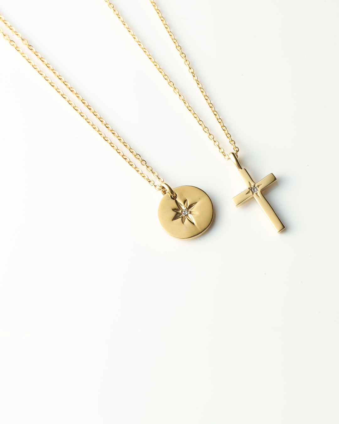 316L hawaiian cross necklace (2way) #N26