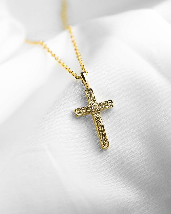 316L hawaiian cross necklace (2way) #N26