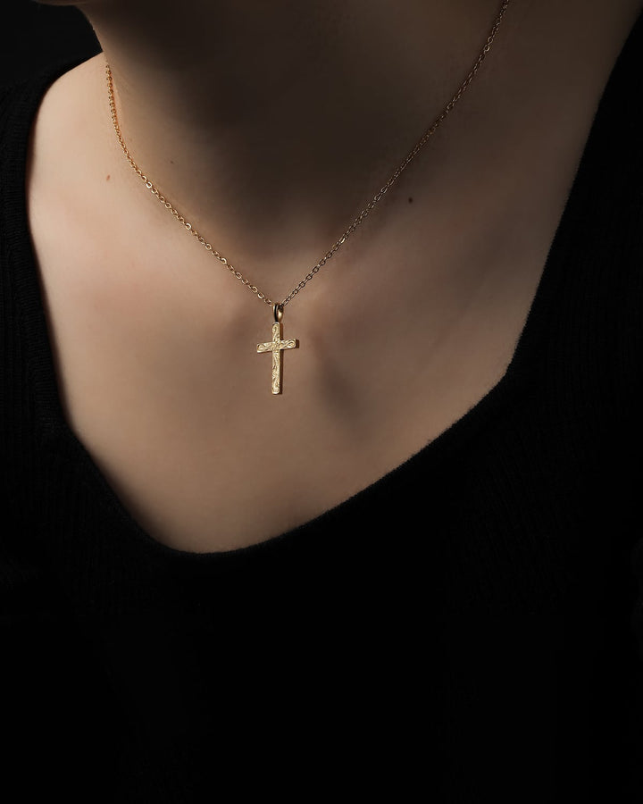 316L hawaiian cross necklace (2way) #N26