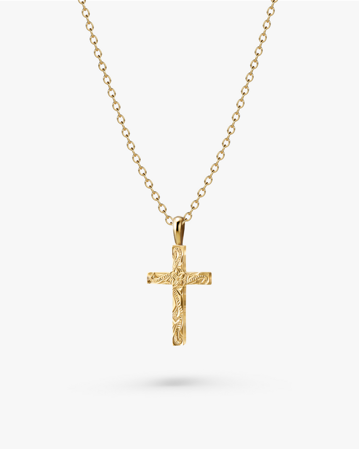 316L hawaiian cross necklace (2way) #N26