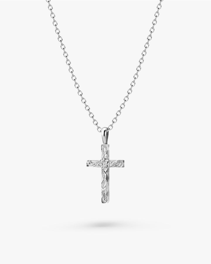 316L hawaiian cross necklace (2way) #N26