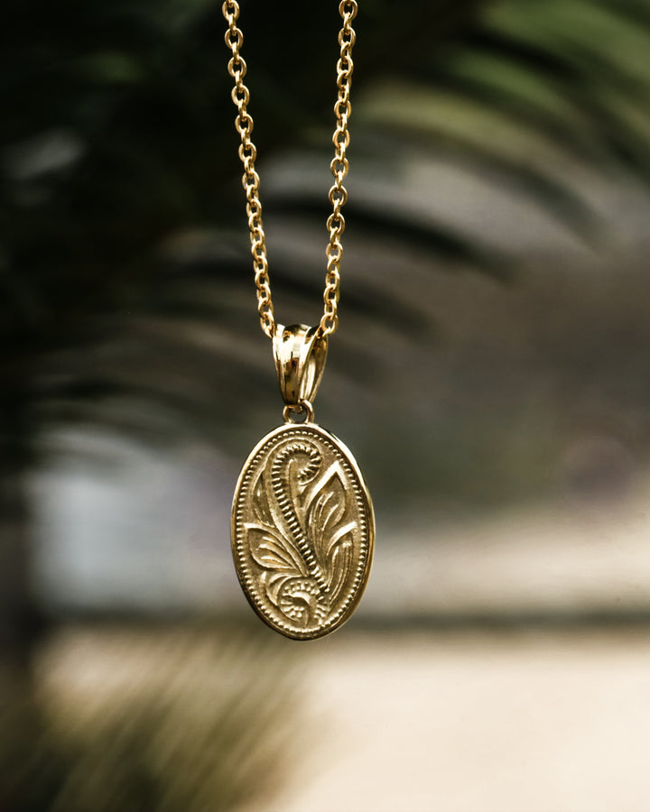 316L medai hawaiian necklace (2way) #N30