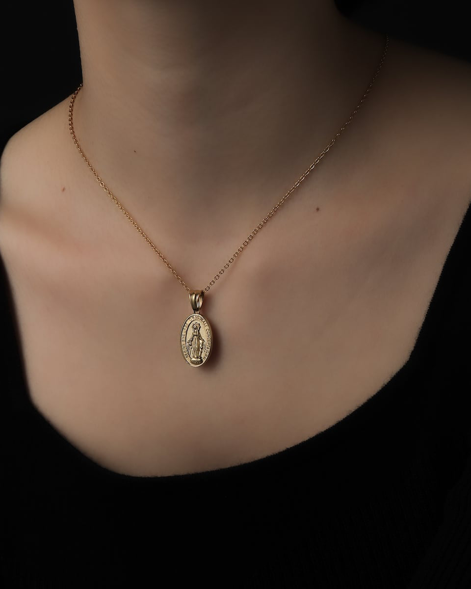 316L medai hawaiian necklace (2way) #N30
