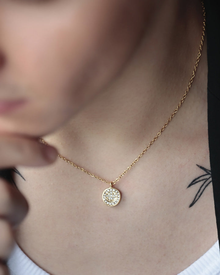 s925 smile&hawaiian necklace (2way) #N32