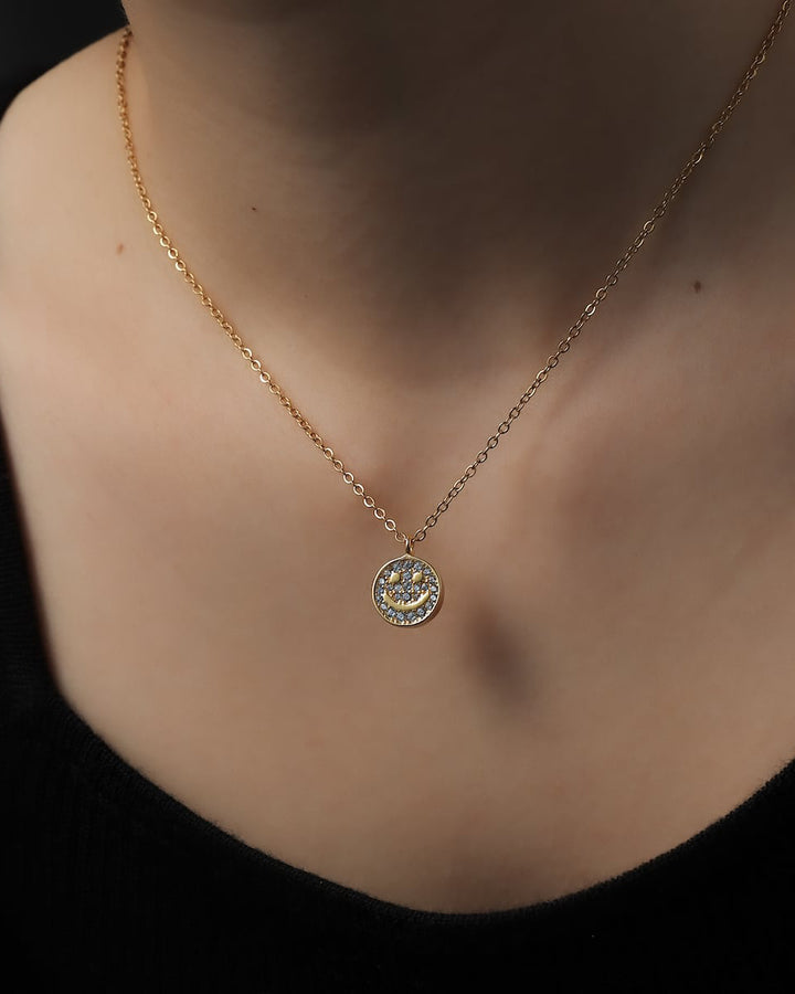 s925 smile&hawaiian necklace (2way) #N32