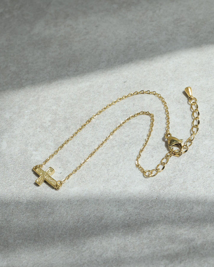 316L hawaiian cross necklace #N35