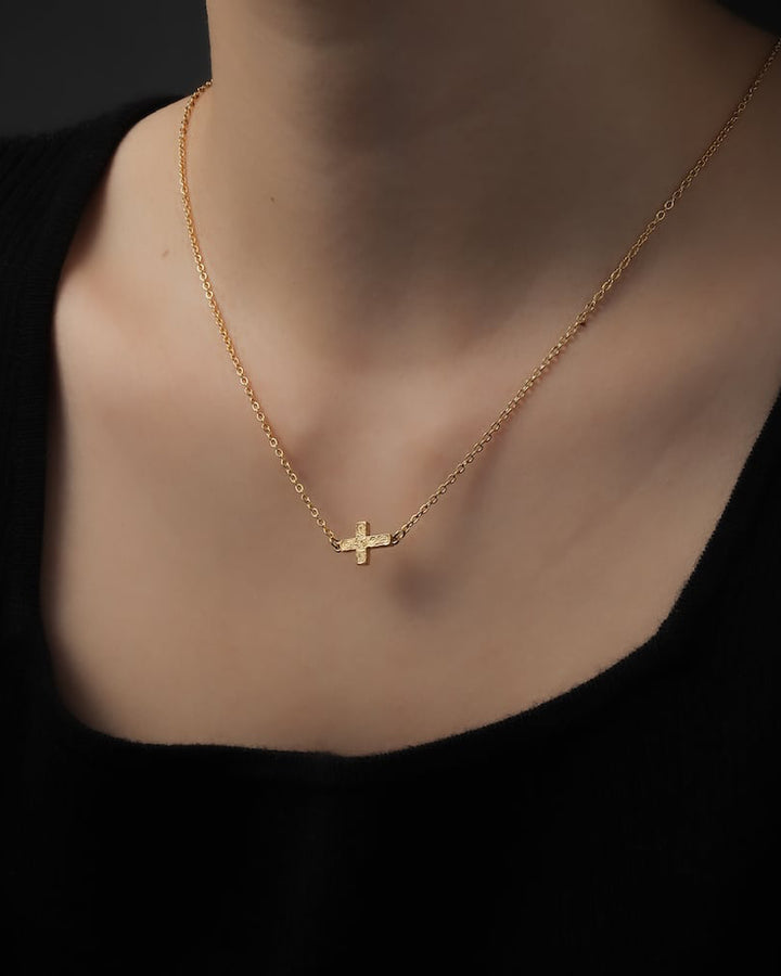 316L hawaiian cross necklace #N35