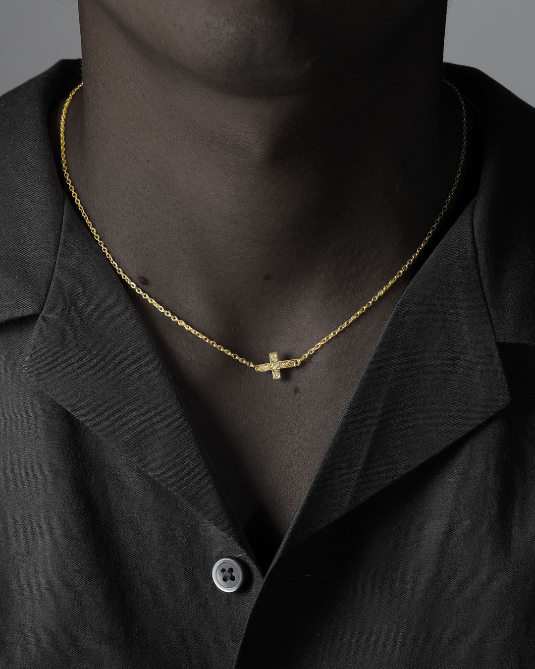 316L hawaiian cross necklace #N35