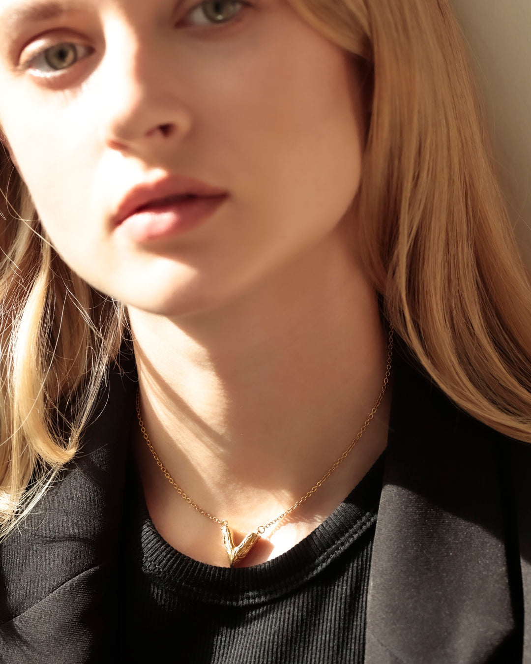 316L hawaiian V necklace #N36