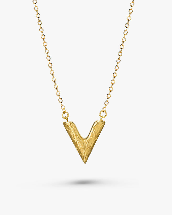 316L hawaiian V necklace #N36