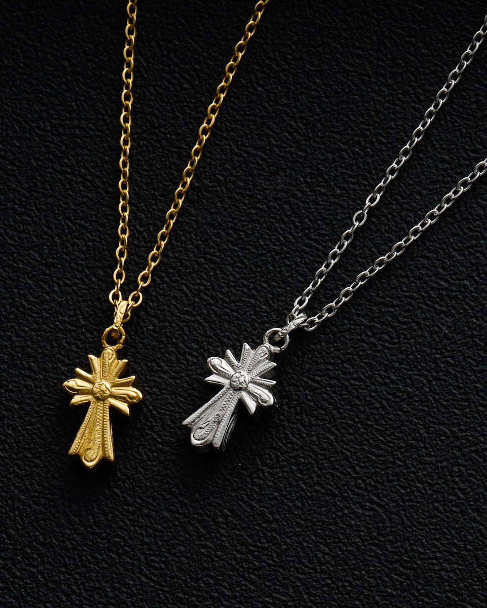316L hawaiian cross necklace #N37