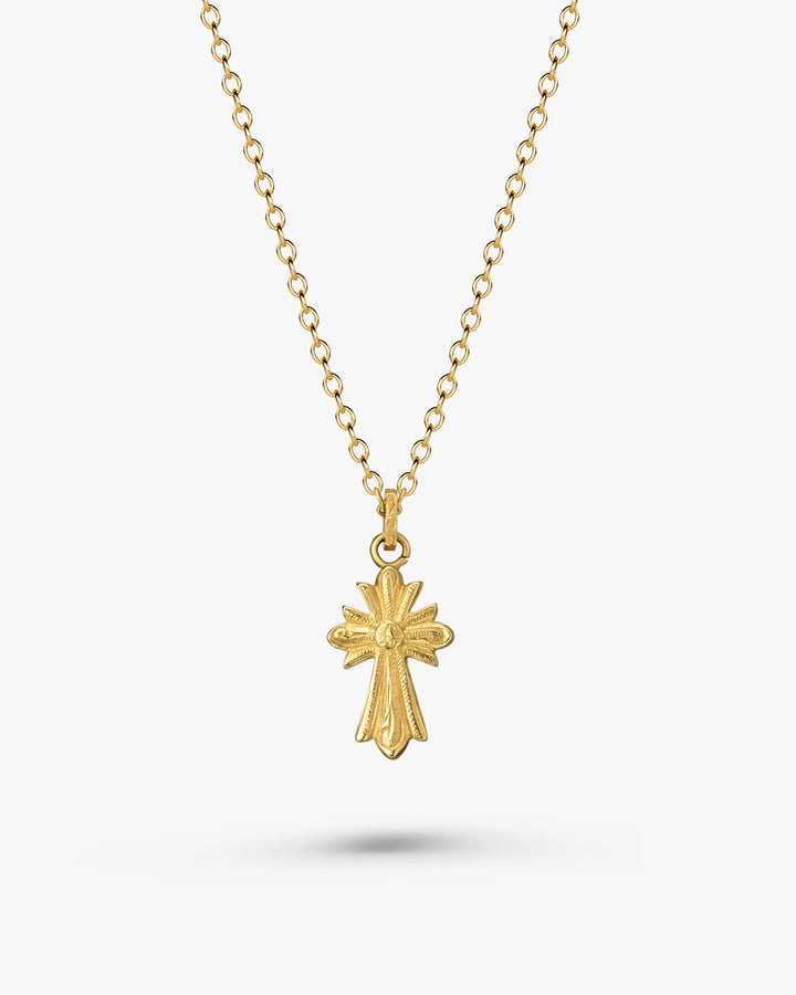 316L hawaiian cross necklace #N37