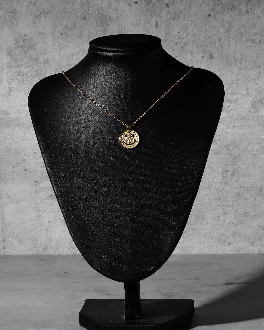 316L smile coin necklace #N41