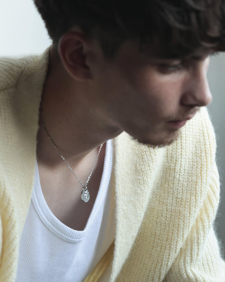 316L coin&sun necklace #N42