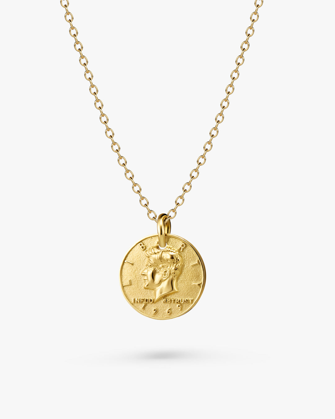 316L coin&sun necklace #N42
