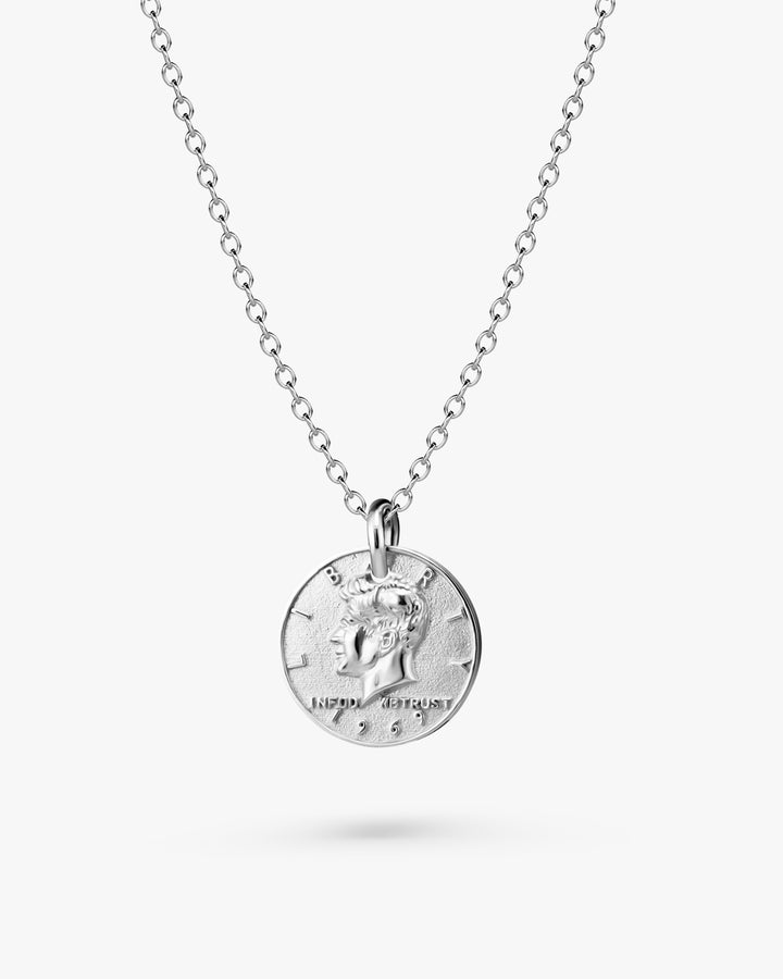 316L coin&sun necklace #N42