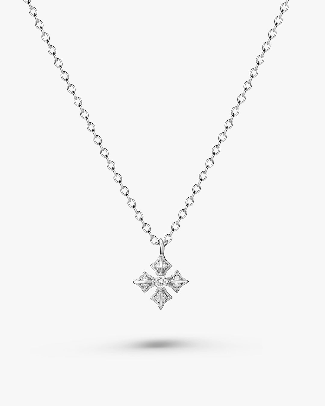 s925 lily necklace #N45