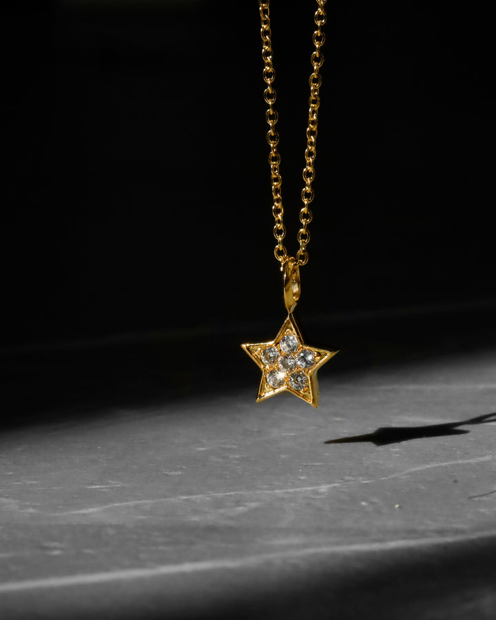 316L zirconia star necklace #N46