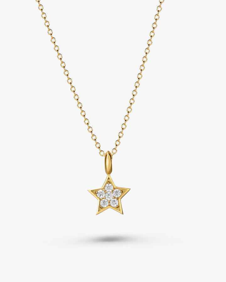 316L zirconia star necklace #N46
