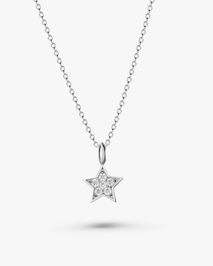 316L zirconia star necklace #N46
