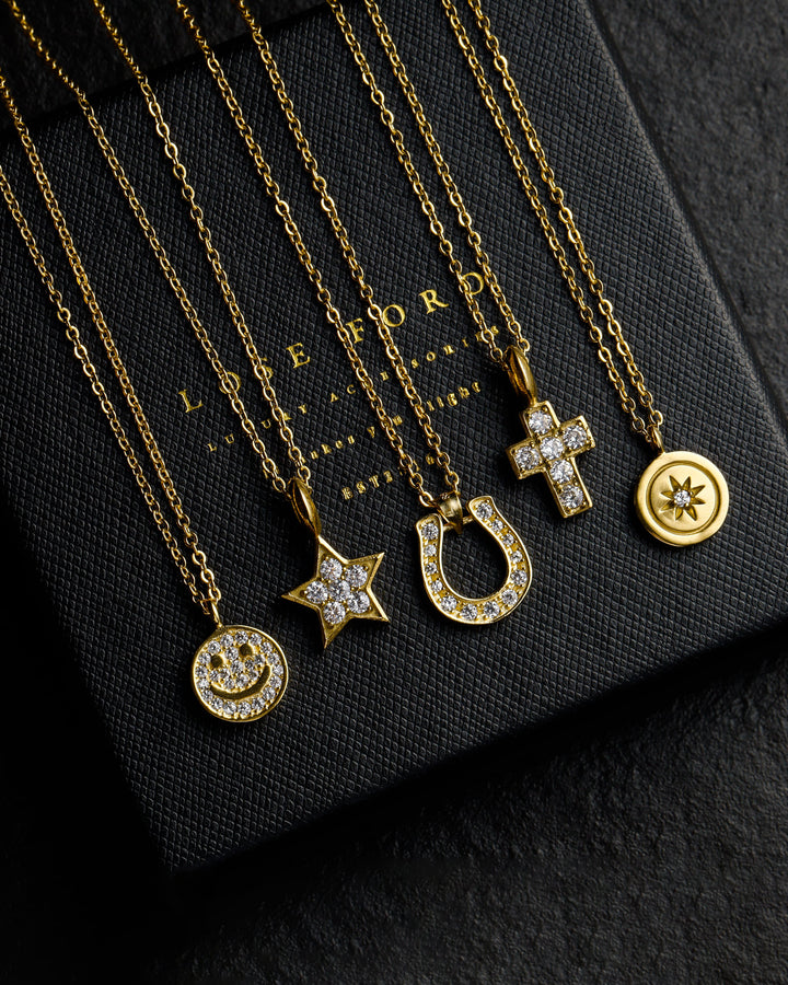316L ziruconia cross necklace #N47