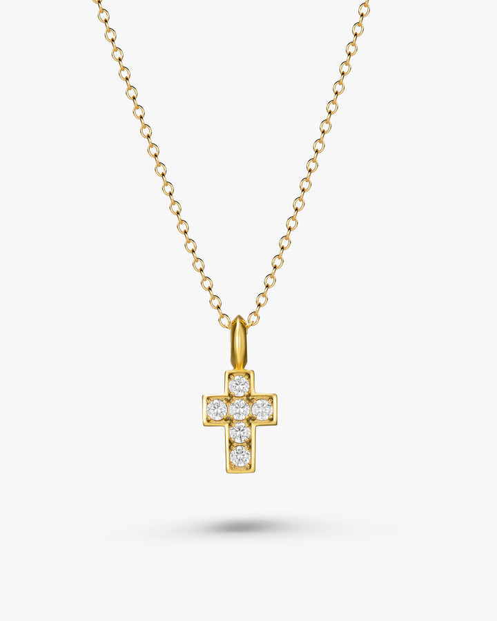 316L ziruconia cross necklace #N47