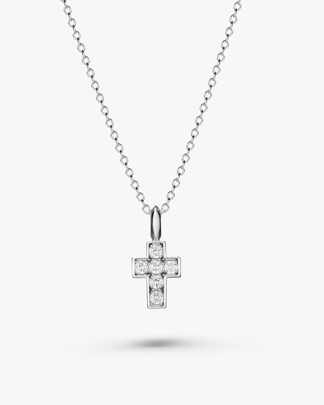 316L ziruconia cross necklace #N47
