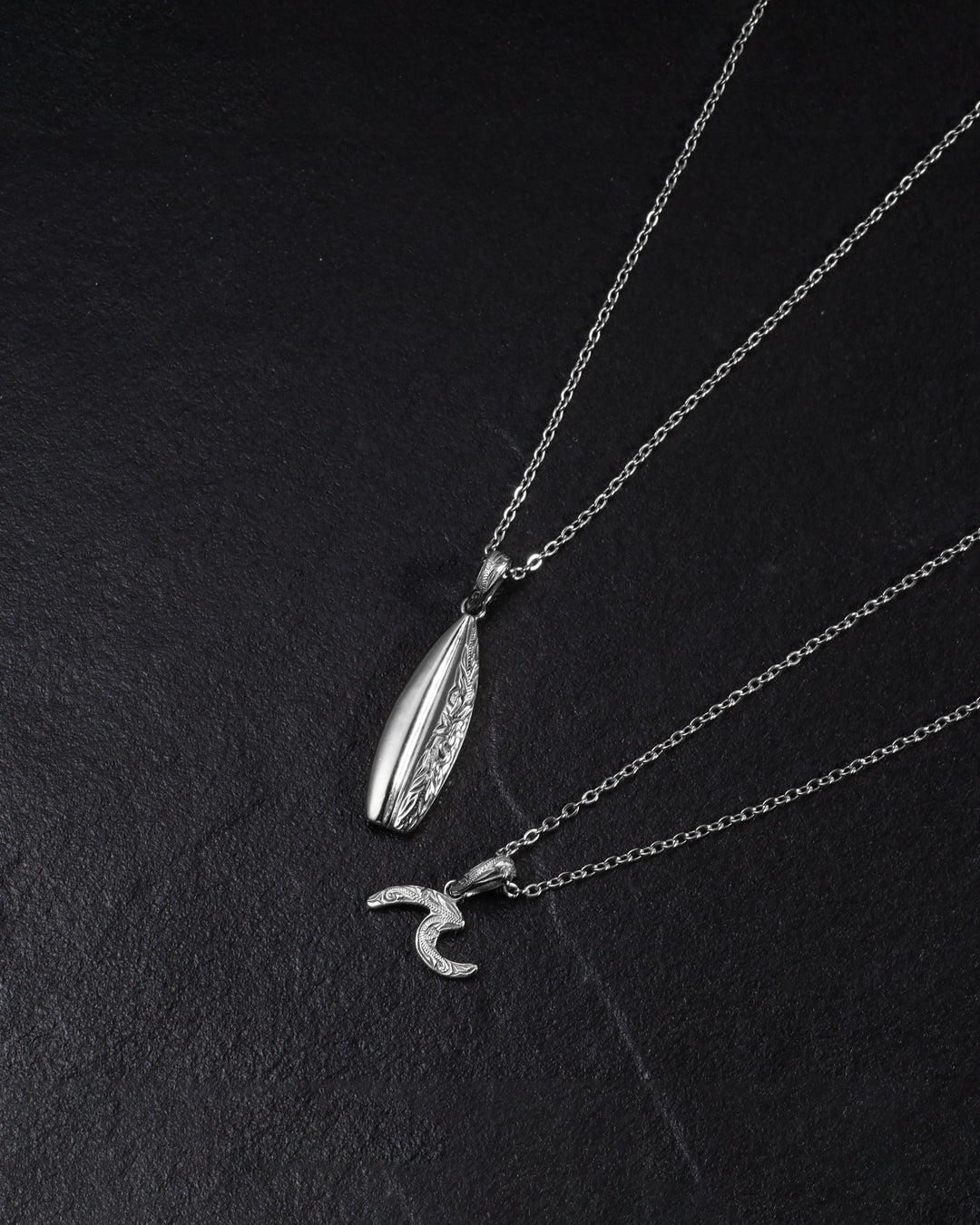 316L mini wave necklace #N50
