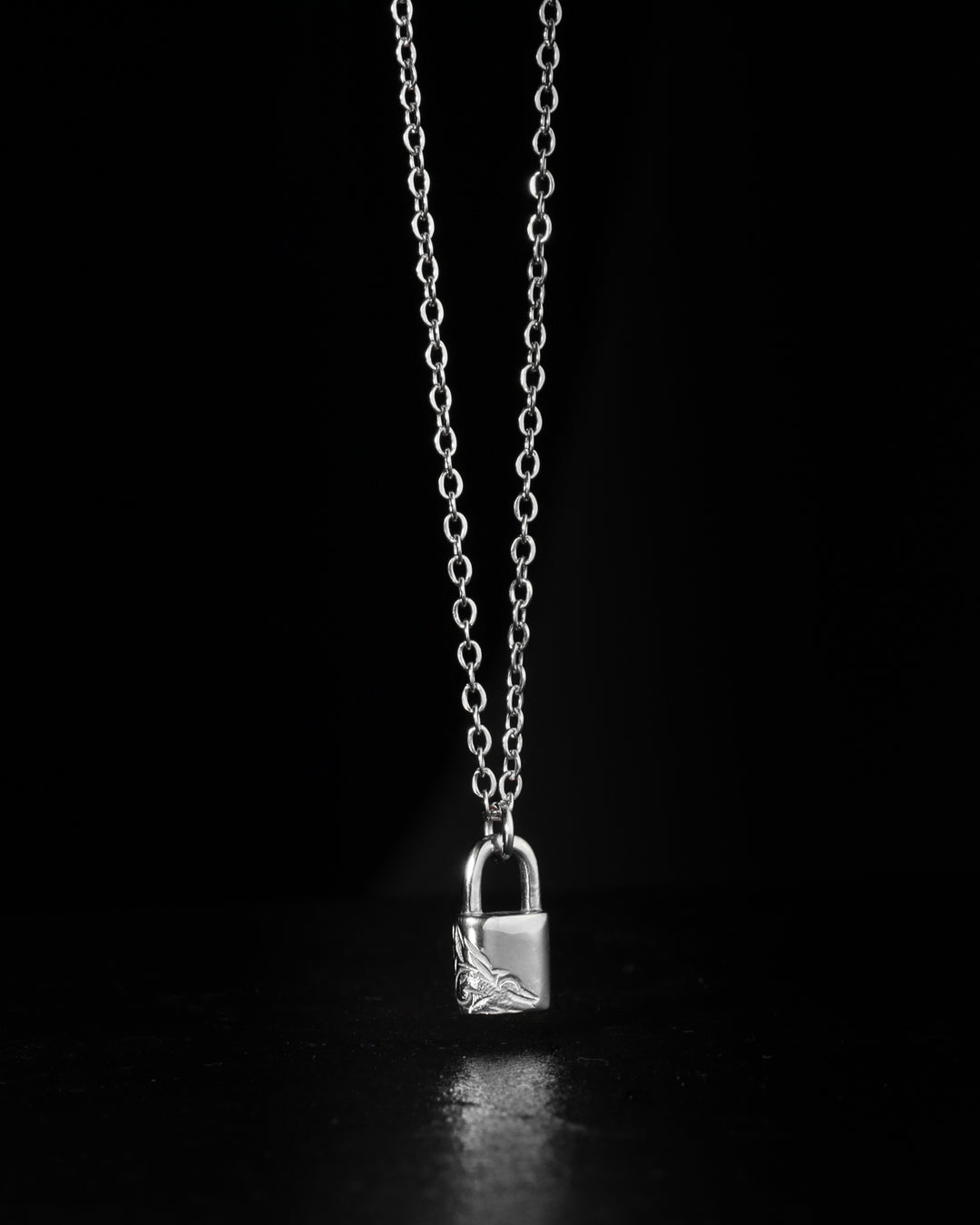 316L hawaiian padlock necklace #N51