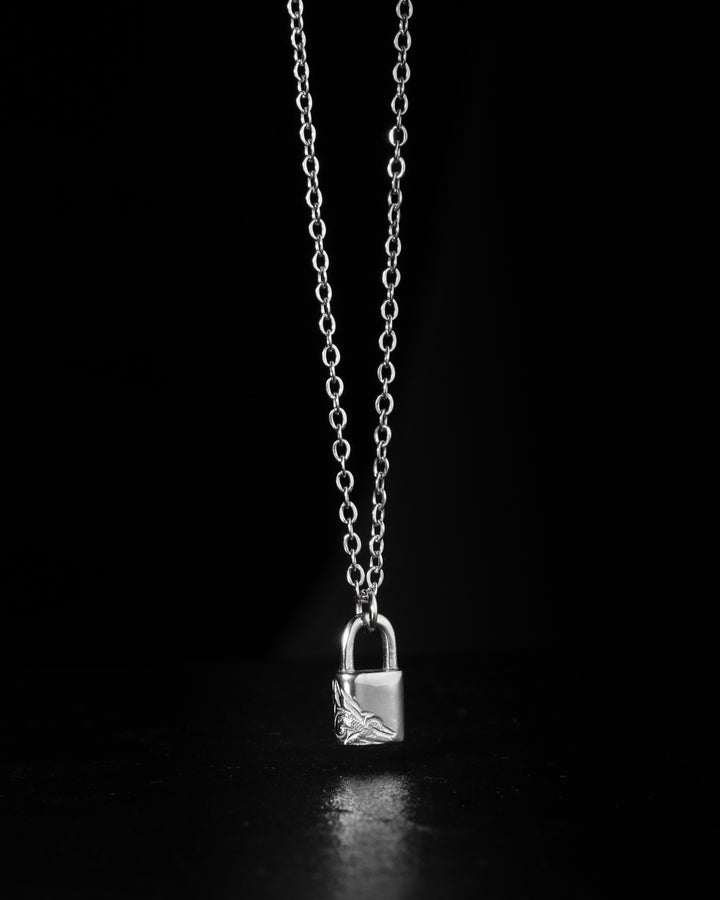 316L hawaiian padlock necklace #N51