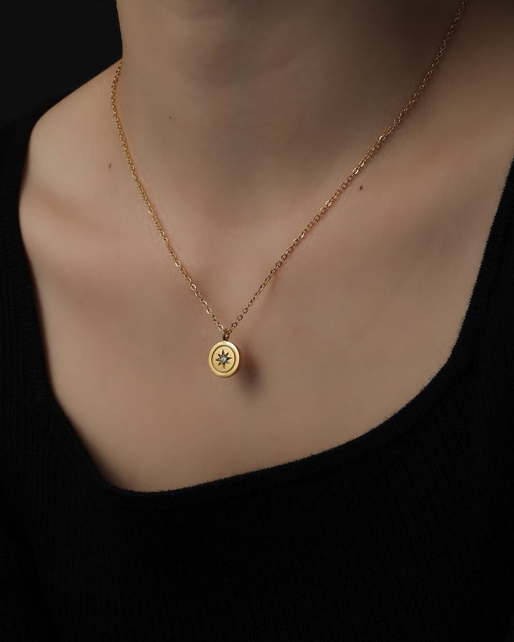 316L hawaian sun necklace (2way) #N52