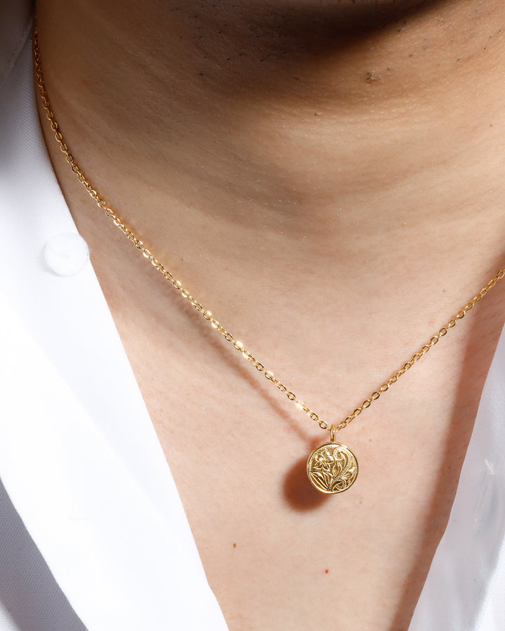 316L hawaian sun necklace (2way) #N52