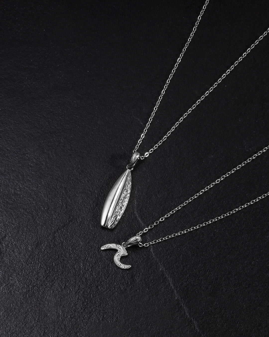 316L hawaiian board necklace (2way) #N53