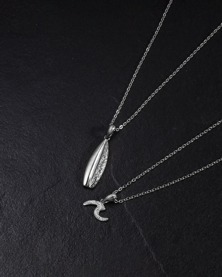 316L hawaiian board necklace (2way) #N53