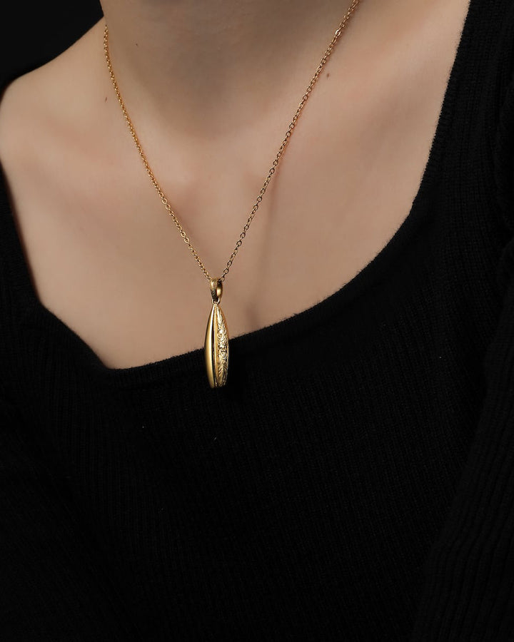 316L hawaiian board necklace (2way) #N53