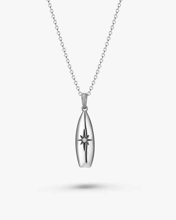 316L hawaiian board necklace (2way) #N53