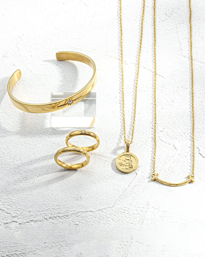 316L hawaiian coin necklace #N55