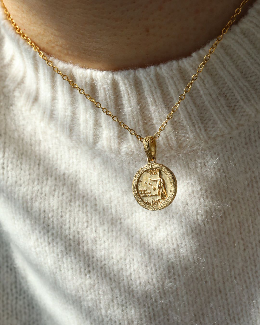 316L hawaiian coin necklace #N55