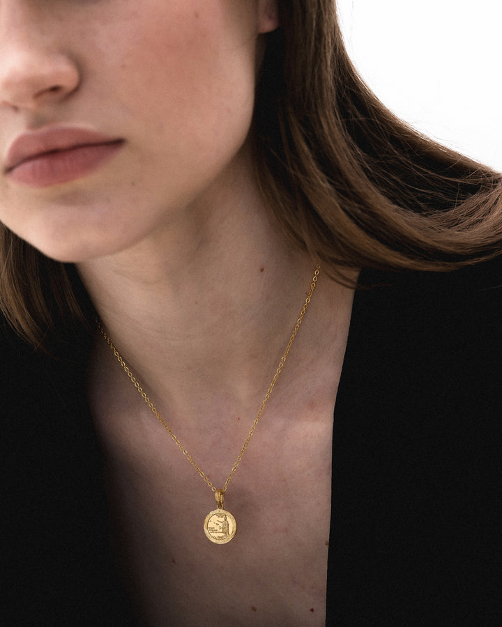 316L hawaiian coin necklace #N55