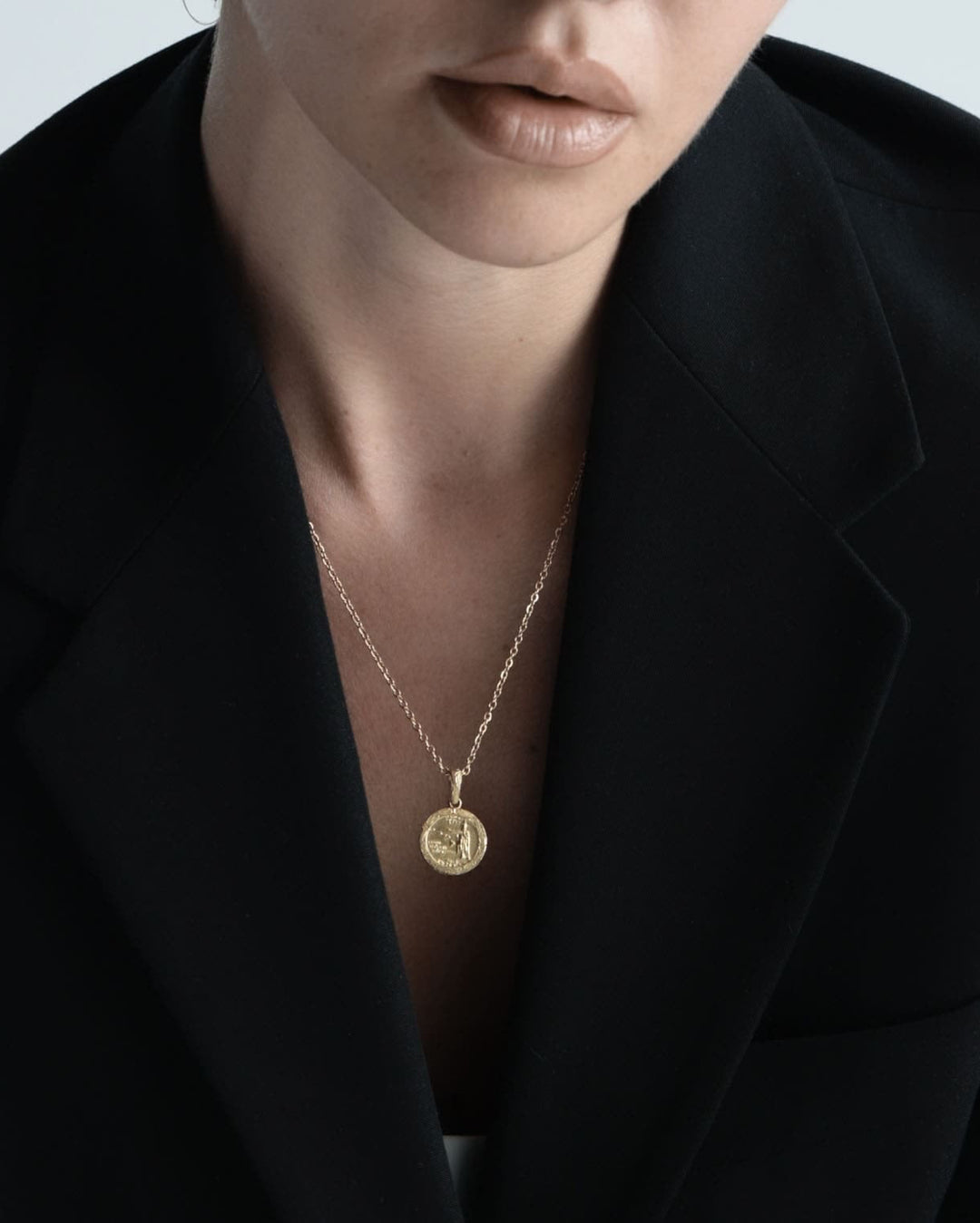 316L hawaiian coin necklace #N55