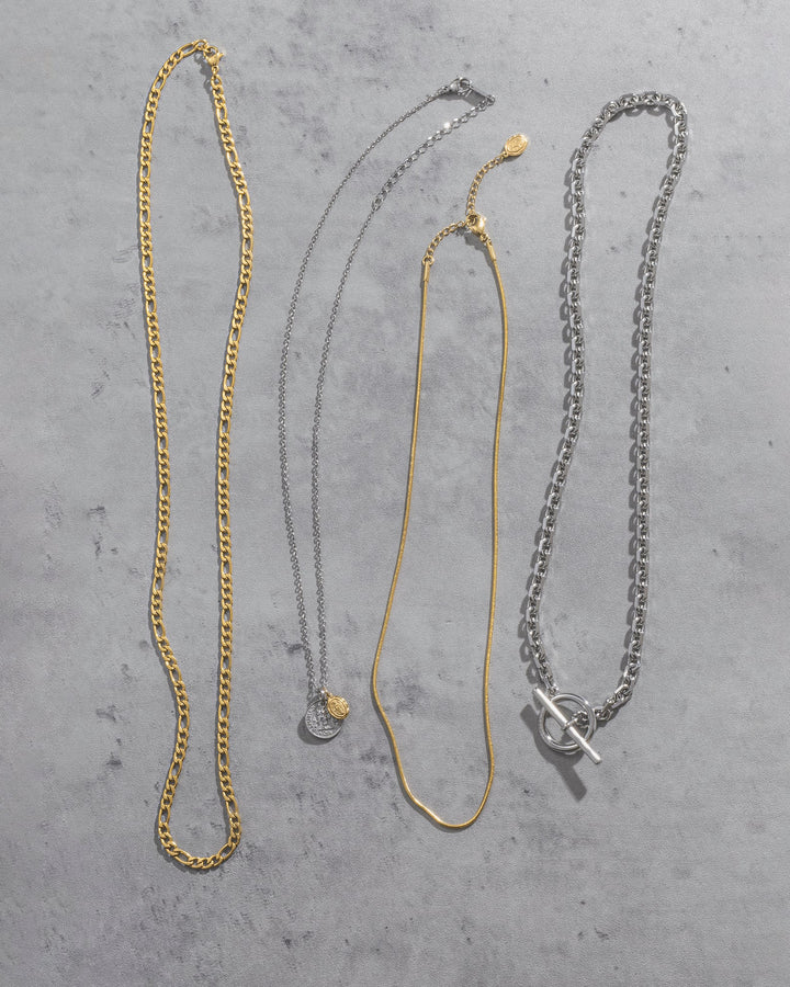 316L cut chain necklace #N56